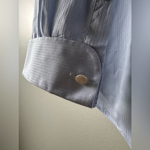 Armani Collezioni Blue Dress Shirt - Picture 3 of 8